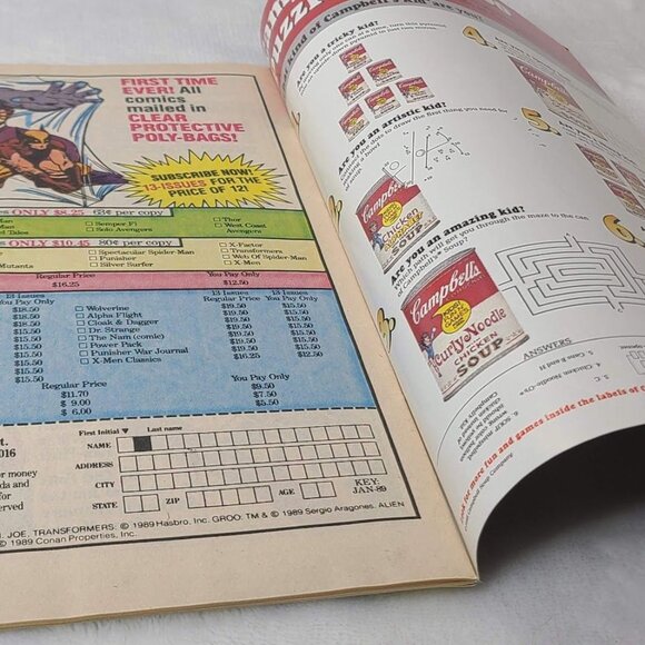 Transformers 52 Marvel Comics 1989 FN/VF 7.0 Mecannibals - Picture 6 of 16